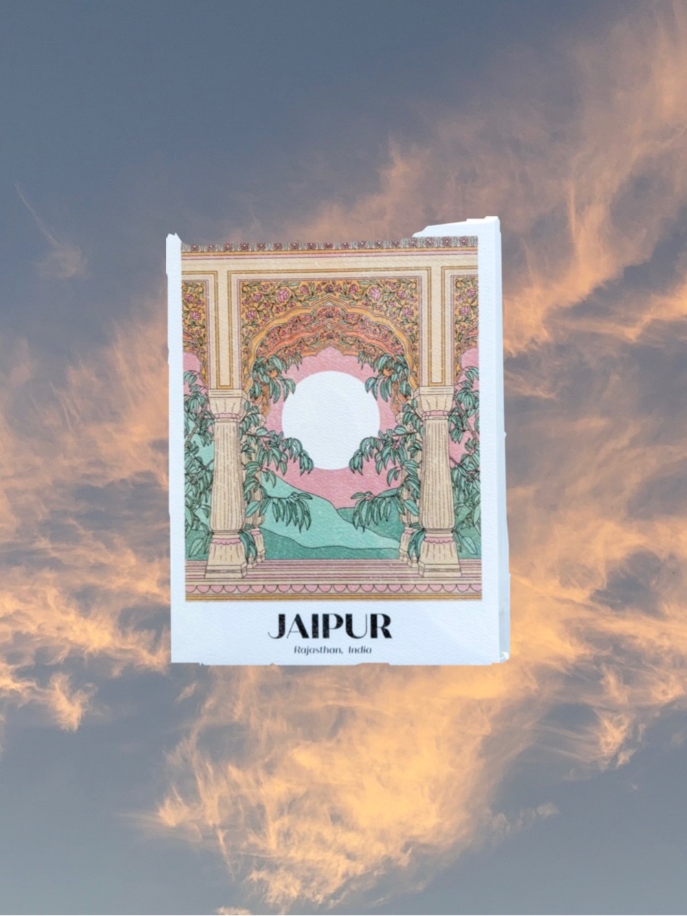 Cai & Jo Jaipur India 5x7 Art Print